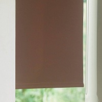 Штора Затемняющая узкая Scenario 170 x 37 см каштановый LA REDOUTE INTERIEURS  фото, kupilegko.ru